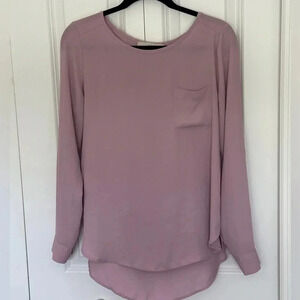 Lilac Loft long sleeves blouse size S